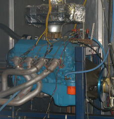 a close-up of our dynamometer
